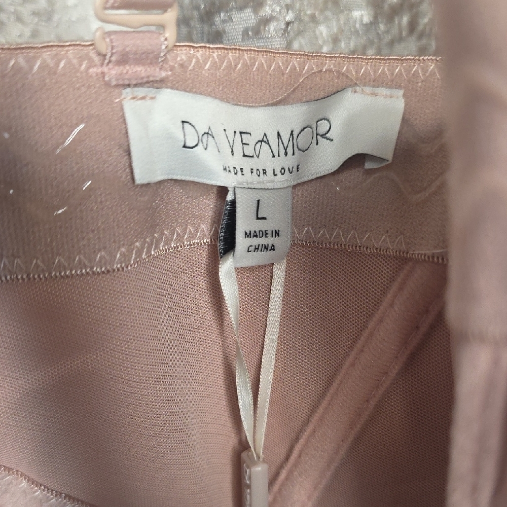 Embellished Blush Pink Bustier Top - Picture 7 of 8